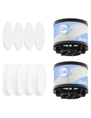 Filtros de Repuesto Levoit LVAC-200, 4 Pre-Motor y 2 Post-Motor