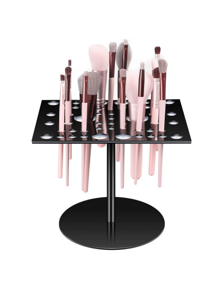Soporte de Secado para 54 Brochas Jetec Plegable Acrílico Soporte de Secado para 54 Brochas Jetec Plegable Acrílico