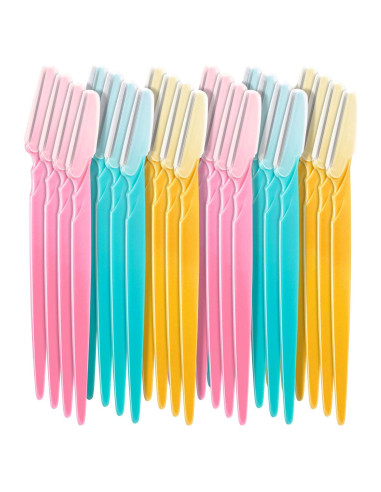 Cuchillas de Cejas Boao 96 Piezas Acero Inoxidable Seguras