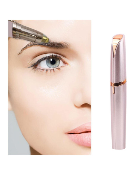 Recortador Eléctrico de Cejas LiXiongBao Oro Rosa USB Recortador Eléctrico de Cejas LiXiongBao Oro Rosa USB