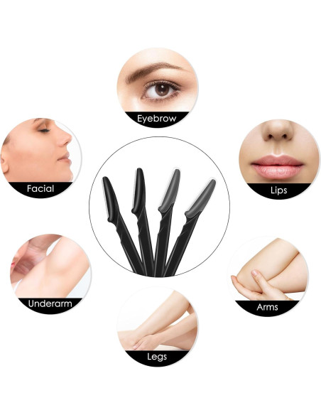 Juego de 16 Cuchillas Faciales Multipropósito JHZMCRX Juego de 16 Cuchillas Faciales Multipropósito JHZMCRX