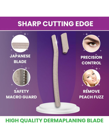Cuchilla de Dermaplaning Cuchilla Amigable - 3 y 12 Unidades