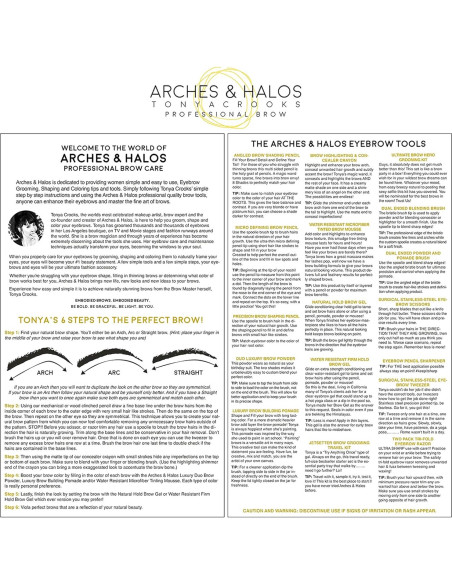 Cuchilla de Cejas Arches y Halos - Tamaño Viaje - 1 pc Cuchilla de Cejas Arches y Halos - Tamaño Viaje - 1 pc