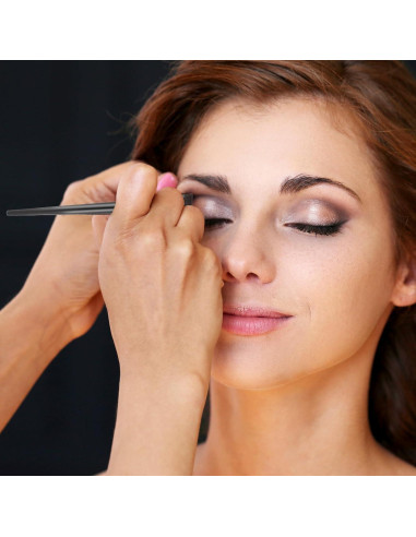 16 Pinceles Angulados para Cejas KALIONE - Delineador Preciso