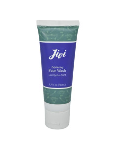 Limpiador Facial Exfoliante Jivi 50ml Menta Eucalipto Natural