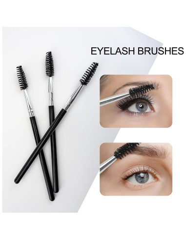 Cepillos de Pestañas Quacc 3 PCS Ajustables Reutilizables