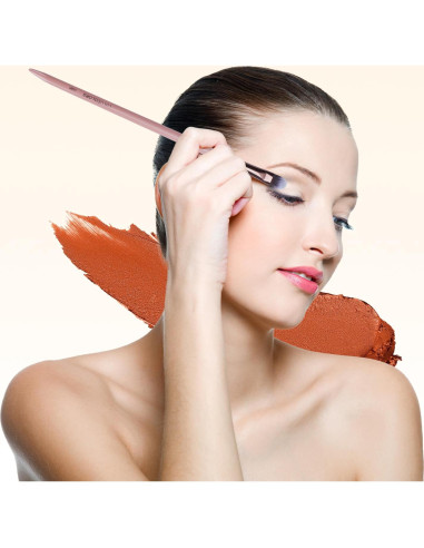 Juego de Pinceles para Maquillaje de Ojos LULUCOLORS 5 Piezas