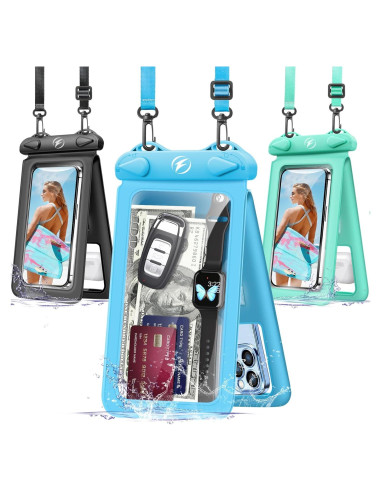 Funda de teléfono impermeable FONKEN 2 en 1 IPX8 21.34 cm
