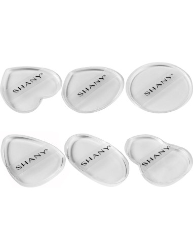 Conjunto de Esponjas de Silicona SHANY - 6 Aplicadores No Absorbentes