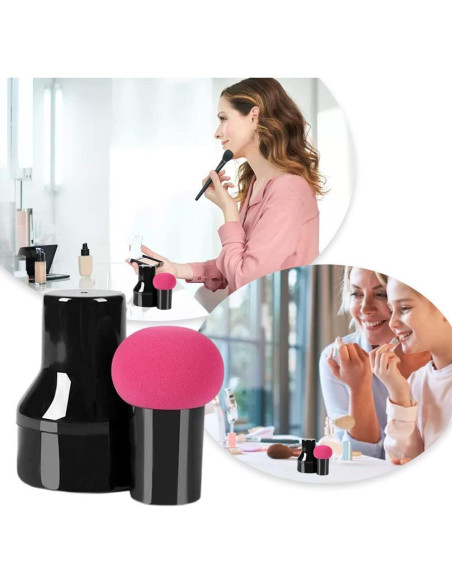 Esponjas de Maquillaje con Mango Qiuxing - 2 Pcs Hongo A Esponjas de Maquillaje con Mango Qiuxing - 2 Pcs Hongo A