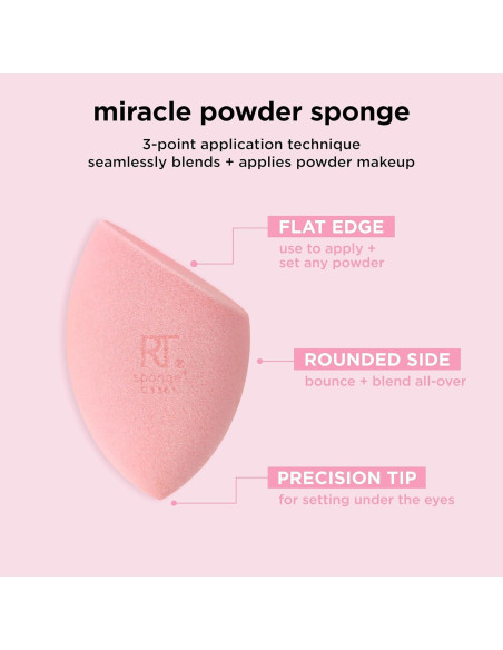 Dúo de Esponjas de Maquillaje Real Techniques Iconic Blend Dúo de Esponjas de Maquillaje Real Techniques Iconic Blend