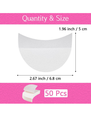 Parche de Sombra de Ojos Yatinkim 50 PCS Plantillas Autoadhesivas