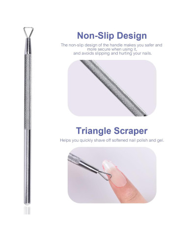 Kit de Cortadores de Uñas Acrílicas KAZI 4 en 1 Acero Inoxidable