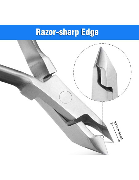 Juego de herramientas de manicura KOYATA - Cortador y empujador de cutículas de acero inoxidable Juego de herramientas de manicura KOYATA - Cortador y empujador de cutículas de acero inoxidable