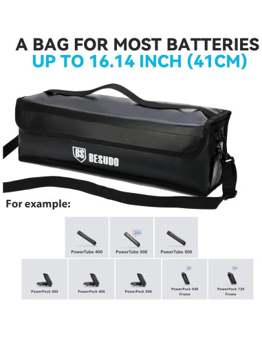 Bolsa Protectora de Batería E-Bike Besudo Tamaño M 41 cm