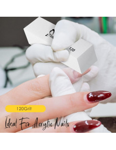 Bloques de Pulido Maryton Grano Medio 120 para Uñas Acrílicas 2