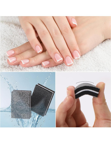 200 Piezas Mini Bloques de Pulido de Uñas 100/180 Grano - acDesign