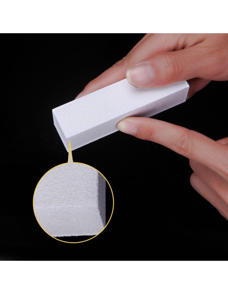 Paquete de 12 Bloques de Lijado para Uñas Senkary 4 Lados Grano Medio Paquete de 12 Bloques de Lijado para Uñas Senkary 4 Lados Grano Medio