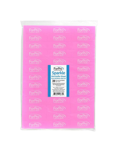 Hoja de Mini Pulido Sparkle ForPro 39 Unidades Doble Cara