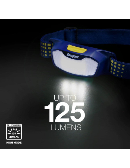 Linterna Frontal LED Energizer Compacta 125 Lúmenes Linterna Frontal LED Energizer Compacta 125 Lúmenes