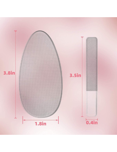 Juego de Limas de Uñas de Vidrio RedFlow - 3 Piezas Nano Juego de Limas de Uñas de Vidrio RedFlow - 3 Piezas Nano