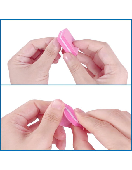 Bloques de Pulido de Uñas AhaTopia 50 Pcs 180/240 Grano Rosa Bloques de Pulido de Uñas AhaTopia 50 Pcs 180/240 Grano Rosa