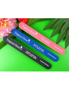 Lima de Uñas Tropical Shine 21.6 cm 3 Pcs - Fina, Media, Gruesa 2