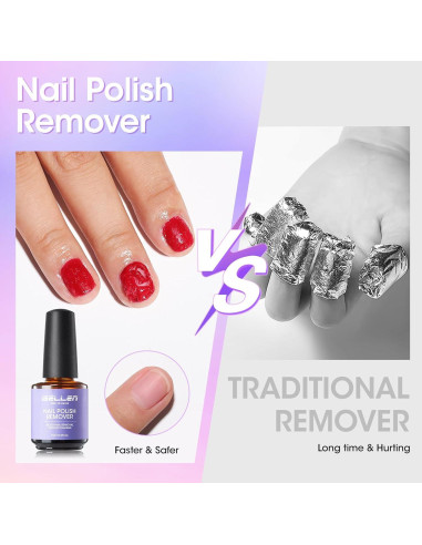 Kit Removedor de Esmalte Gel Gellen Todo en Uno 221g
