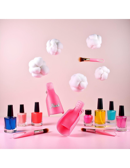 Set de 10 Clips de Remoción de Esmalte Rosa PurYupearl Set de 10 Clips de Remoción de Esmalte Rosa PurYupearl