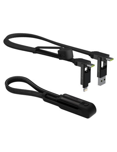 Cable de carga múltiple Rolling Square InCharge XL 6 en 1 0.3m