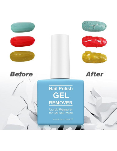 Removedor de Esmalte de Uñas en Gel Tangxiashangmao 15ml x2