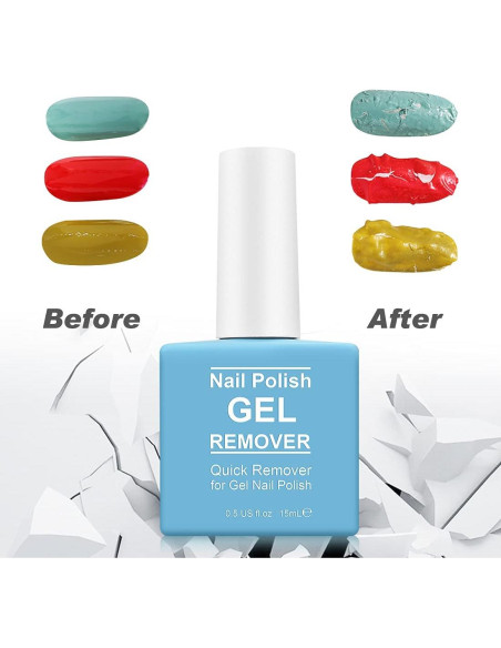Removedor de Esmalte de Uñas en Gel Tangxiashangmao 15ml x2 Removedor de Esmalte de Uñas en Gel Tangxiashangmao 15ml x2