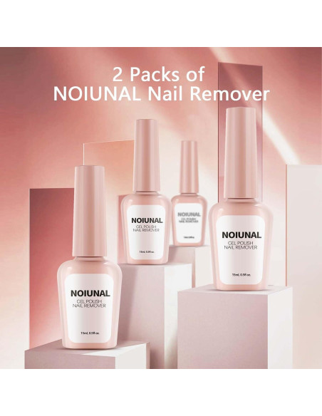 Removedor de Esmalte de Uñas Sin Acetona NOIUNAL 15ml Removedor de Esmalte de Uñas Sin Acetona NOIUNAL 15ml