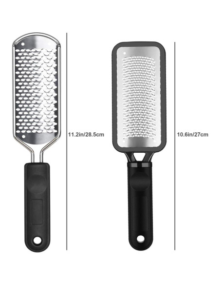 Lima de Pies Profesional ALOCKMA - 2 Piezas Acero Inoxidable Lima de Pies Profesional ALOCKMA - 2 Piezas Acero Inoxidable