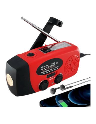 Radio de Emergencia Meteorológica iRonsnow ALERTSYNC 5000mAh