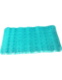 Alfombrilla de Baño Antideslizante Dependable 62x34 cm Turquesa 2