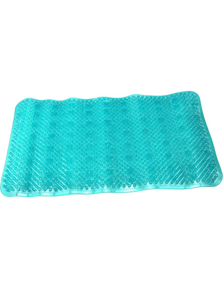 Alfombrilla de Baño Antideslizante Dependable 62x34 cm Turquesa Alfombrilla de Baño Antideslizante Dependable 62x34 cm Turquesa