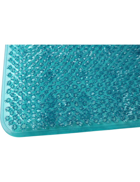 Alfombrilla de Baño Antideslizante Dependable 62x34 cm Turquesa Alfombrilla de Baño Antideslizante Dependable 62x34 cm Turquesa