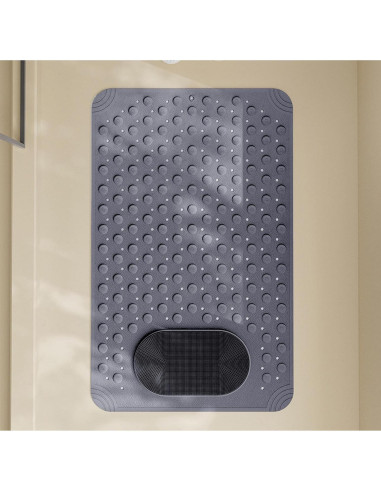 Alfombrilla Antideslizante para Bañera Chngna 69x36 cm con Ventosas