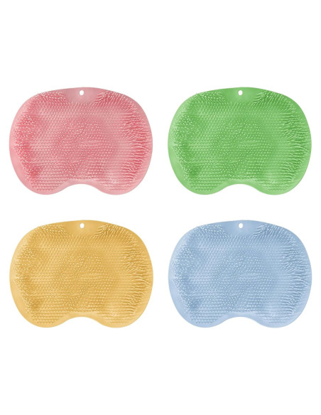 Juego de 4 alfombrillas de baño Cubicozy antideslizantes Juego de 4 alfombrillas de baño Cubicozy antideslizantes