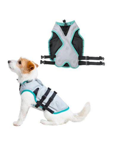 Chaleco Enfriador Suitical para Perros | Talla S | Plata