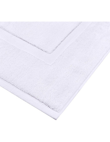 Alfombra de Baño Utopia Towels 2 Piezas Algodón 53x86 cm Blanca