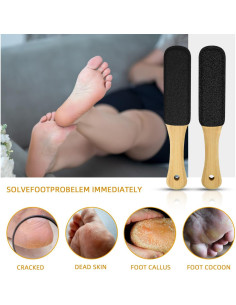 Lima Exfoliadora para Pies JIUZI 2Pack - Eliminador de Callos 2
