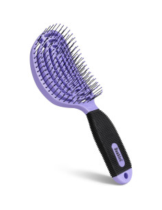 Cepillo Desenredante Doble Curvado NuWay 4Hair Violeta 2