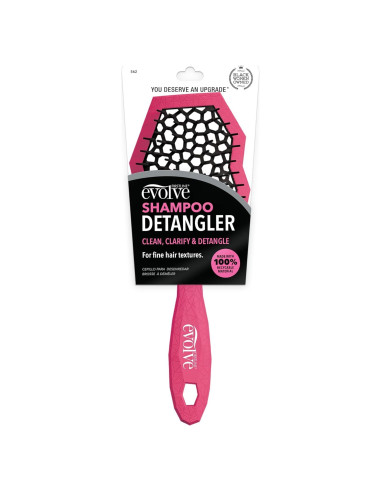 Cepillo Desenredante Evolve Rosa - Limpieza y Cuidado Cabello