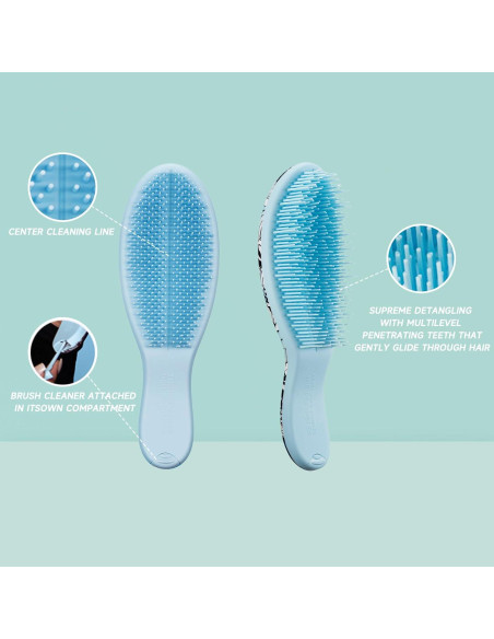 Cepillo Desenredante KISMETICS Mariposa Azul para Todo Cabello Cepillo Desenredante KISMETICS Mariposa Azul para Todo Cabello