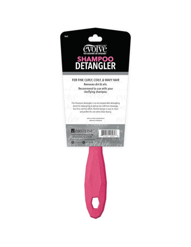 Cepillo Desenredante Evolve Rosa - Limpieza y Cuidado Cabello