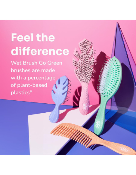 Peine Desenredador Wet Brush Go Green con Aceite de Árbol de Té Peine Desenredador Wet Brush Go Green con Aceite de Árbol de Té