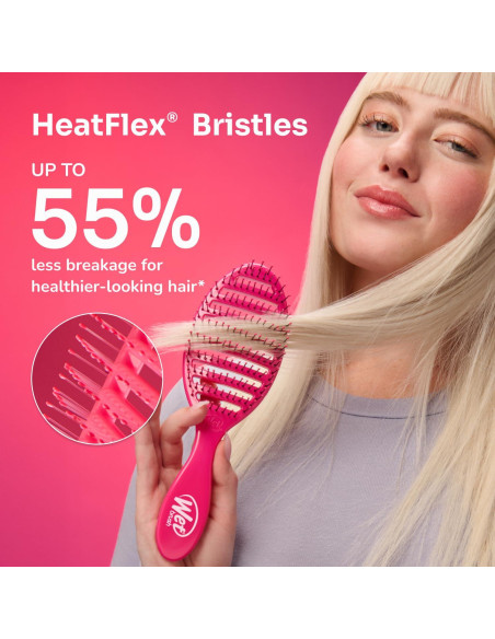 Cepillo Desenredante Wet Brush Speed Dry Negro - Cerdas HeatFlex Cepillo Desenredante Wet Brush Speed Dry Negro - Cerdas HeatFlex