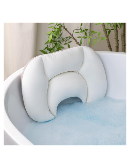 Almohada de Baño Sunlit Ultra Suave con Ventosas - Soporte Ergonómico Almohada de Baño Sunlit Ultra Suave con Ventosas - Soporte Ergonómico